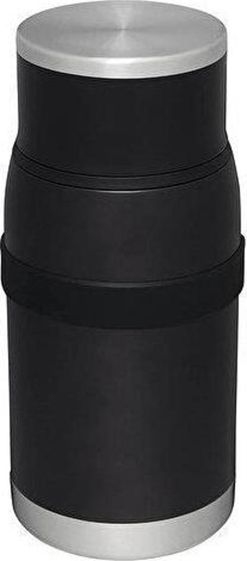 The Adventure To-Go Food Jar + Spork Kaşıklı Yemek Termosu 0,7 L Siyah