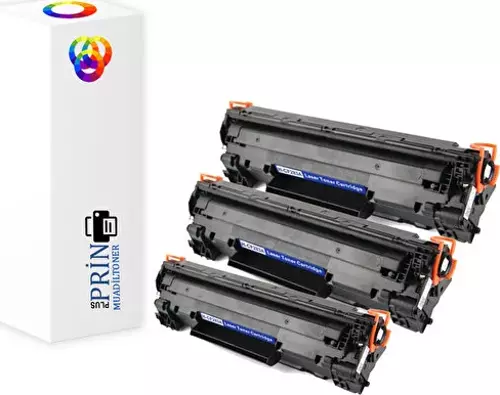 I-Sensys MF244DW Yazıcı Yazıcı Uyumlu Muadil Toner CRG737 3lü Paket