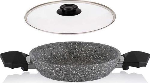 Granit Sahan 22 CM Cam Kapaklı