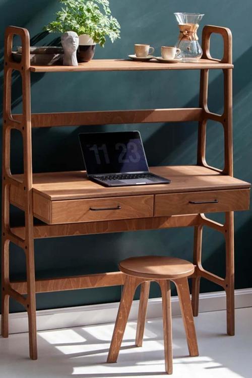 Brisa Ahşap Çalışma Masası 140 x 120 Tik Renk Cpt4641-120