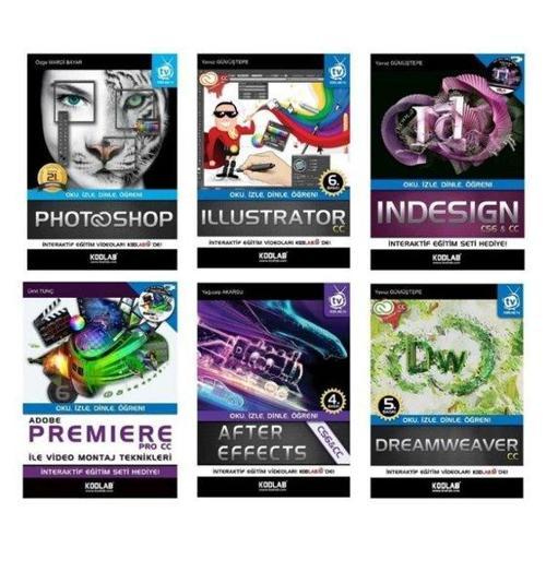 Adobe Grafik Tasarım Uzmanlığı Seti-6 Kitap Takım