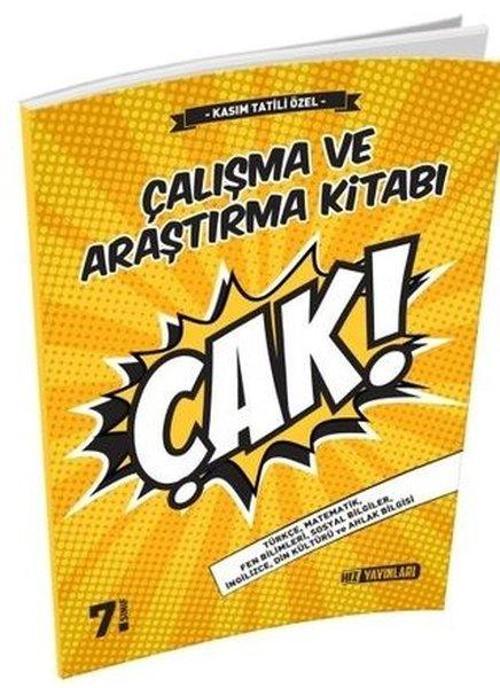 7.Sınıf Çalışma ve Araştırma Kitabı