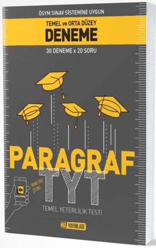 TYT Kitapları Türkçe  Temel Ve Orta Düzey Paragraf Deneme