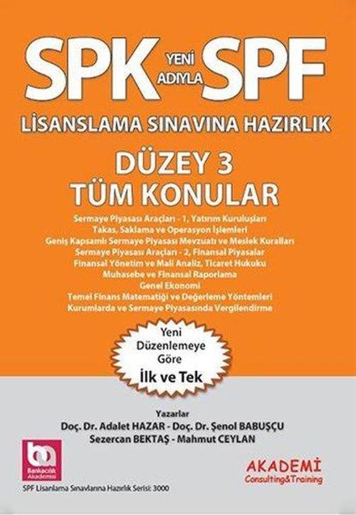 SPK Lisanslama Sınavına Hazırlık - Düzey 3 Tüm Konular