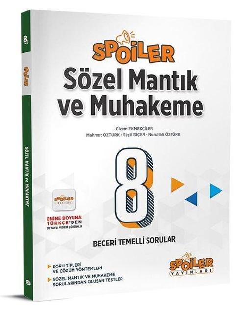 8.Sınıf Sözel Mantık ve Muhakeme Spoiler Soru Bankası