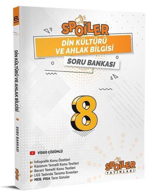 8.Sınıf Din Kültürü ve Ahlak Bilgisi Spoiler Soru Bankası