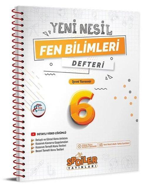 6.Sınıf Yeni Nesil Fen Bilimleri Defteri