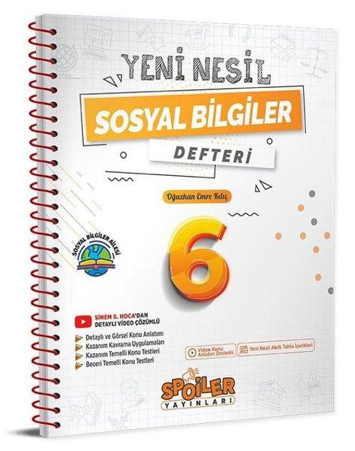 6.Sınıf Yeni Nesil Sosyal Bilgiler Defteri