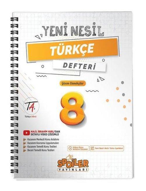 8.Sınıf Yeni Nesil Türkçe Defteri