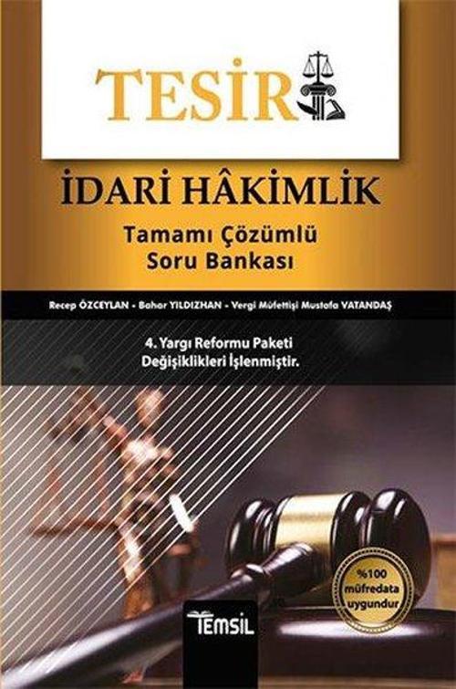 Tesir İdari Hakimlik - Tamamı Çözümlü Soru Bankası