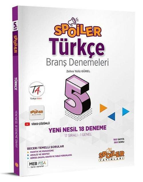 5.Sınıf Türkçe Branş Denemeleri