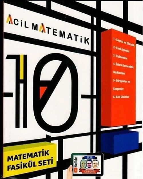 2022 10.Sınıf Acil Matematik 6'lı Fasikül Set