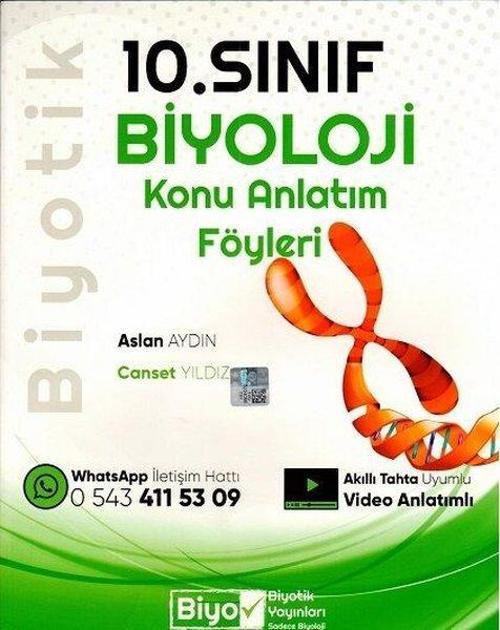 2022 10.Sınıf Biyoloji Konu Anlatım Föyleri