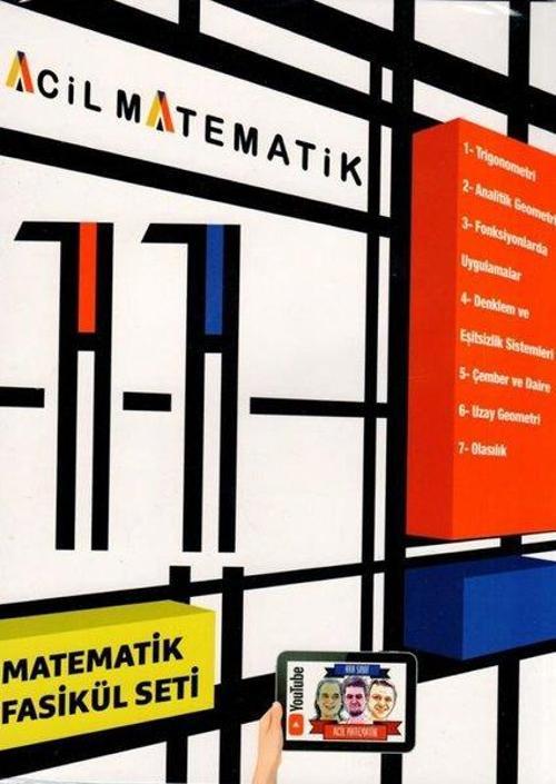 2022 11.Sınıf Acil Matematik 6'lı Fasikül Set