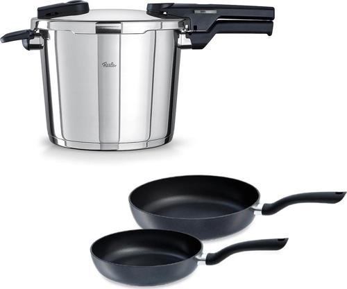 Vitaquick Glossy 6 Litre Düdüklü Tencere + Tava Set