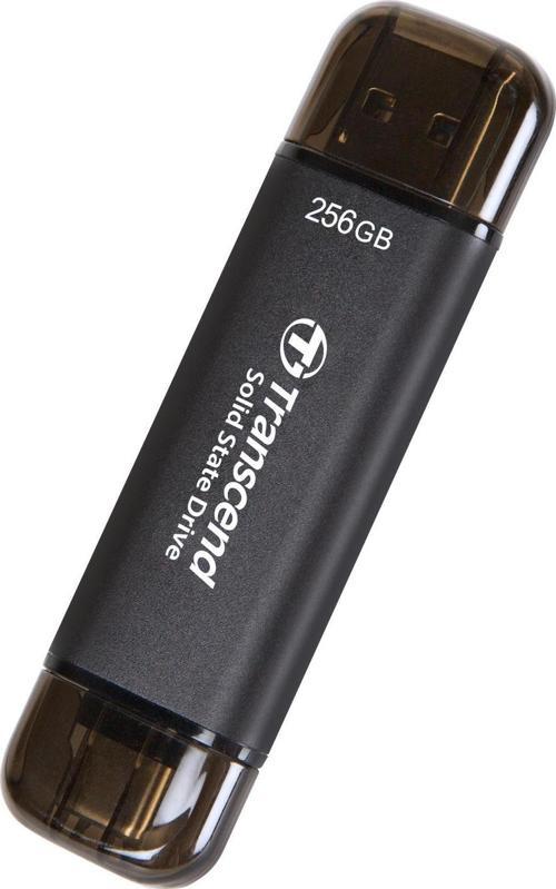 TS256GESD310C 256GB,USB/Type-C Taşınabilir Harici SSD Siyah