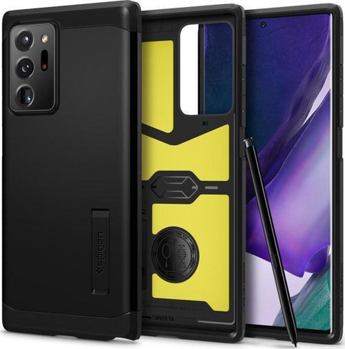 Galaxy Note 20 Ultra ile Uyumlu Kılıf Tough Armor Black