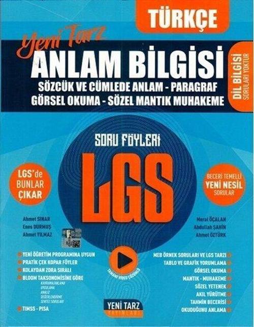 2022 8.Sınıf LGS Anlam Bilgisi Soru Föyleri