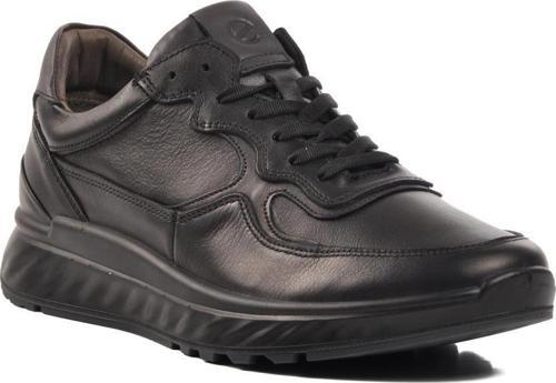 Ayakmod Esse 28840 Siyah Hakiki Deri Ortopedik Erkek Casual Ayakkabı