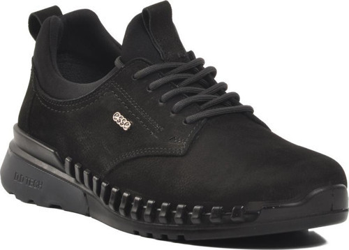 Ayakmod Esse 6280 Siyah Ortopedik Deri Erkek Günlük Ayakkabı