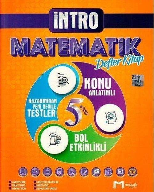 5.Sınıf Matematik İntro Defter Kitap