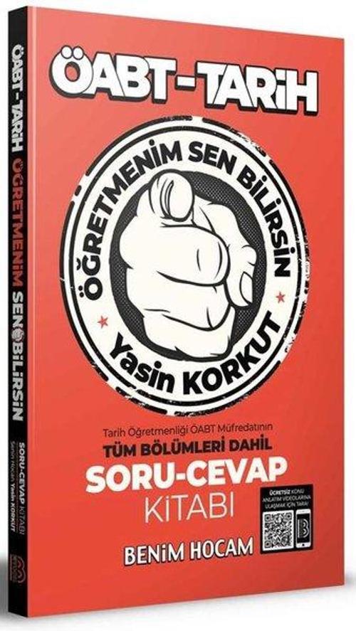 ÖABT Tarih Öğretmenim Sen Bilirsin Soru Cevap Kitabı