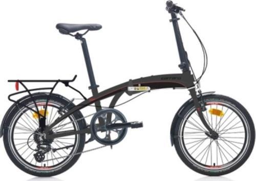 Flexı 108 8 Vites Full Shimano Hidrolik disk fren Katlanır Bisiklet - koyu gri bukelamun