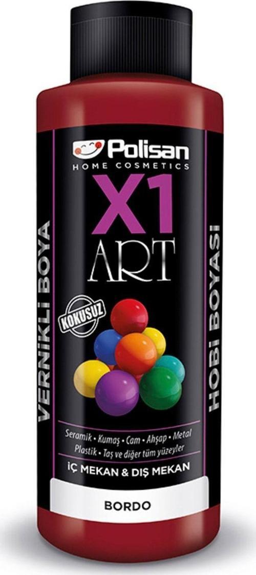 X1 HOBİ BOYASI 0023 BORDO 120 ML