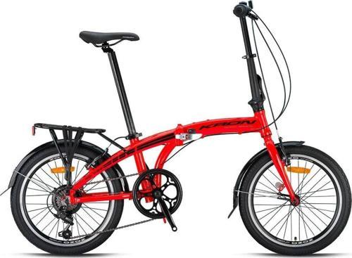 Fd 750 20 Jant Mtb - 7 Vites - V.b. - Kırmızı-siyah (çelik Bagaj/pvc Çamurluk)