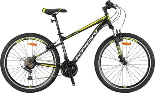 UNISEX VORTEX 4.0 - 27.5" MTB - 16' - 21 Vites - M.DISC - Mat Siyah-Gri/Neon Sarı #KRN23-034