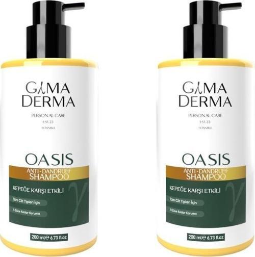 İkili Oasis Vegan Kepek Şampuanı Seti