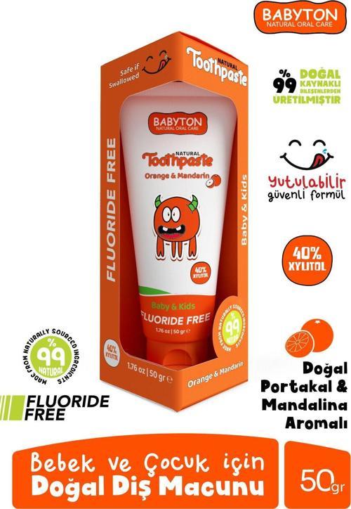 Doğal Portakal & Mandalina Aromalı Diş Macunu