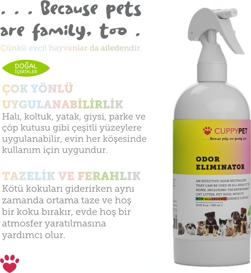 Köpek Koku Giderici Sprey