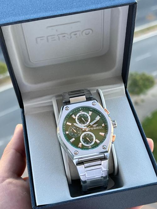 Çelik Kordon İç Fonksiyonları Aktif Chronograph 30 Mt Su Geçirmez Erkek Kol Saati EFM.40132.A6