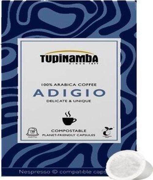 Adıgıo Kapsül Kahve (X10 Adet - Compostable - Nespresso Makineleri ile Uyumlu)