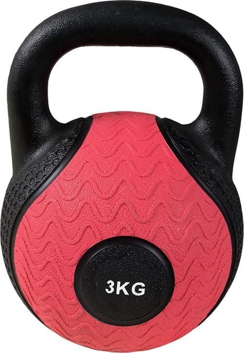 Ketlle-300 Kauçuk Kettle Dambıl 3 Kg