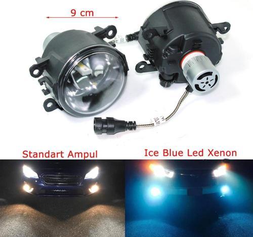 Ford Fiesta 2015 Buz Mavisi Led Xenon Sis Farı Seti
