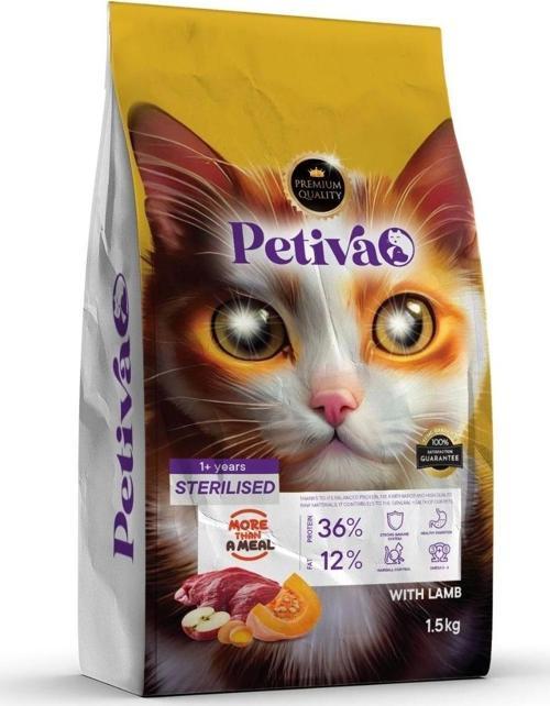 Kısırlaştırılmış Kuzulu Kedi Maması 1.5 Kg