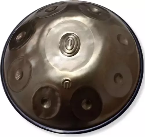 Steel Handpan 9 Nota Re Minör Çanta+renkli Kuşak+bakım Yağı
