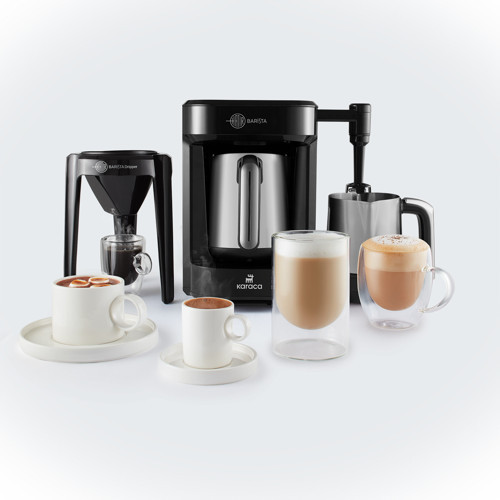 Hatır Barista Steel Latte ve Türk Kahve Makinesi Galaxy Grey