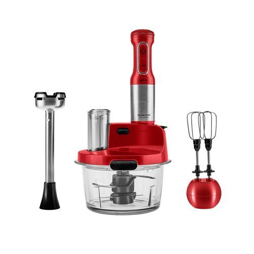 Mastermaid Prosteel 2000W Mutfak Robotu Kırmızı