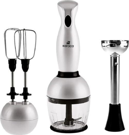 KRC8683650193210 Karaca Pro-Mıdı Plus 3’Lu Blender Set Pearl Whıte