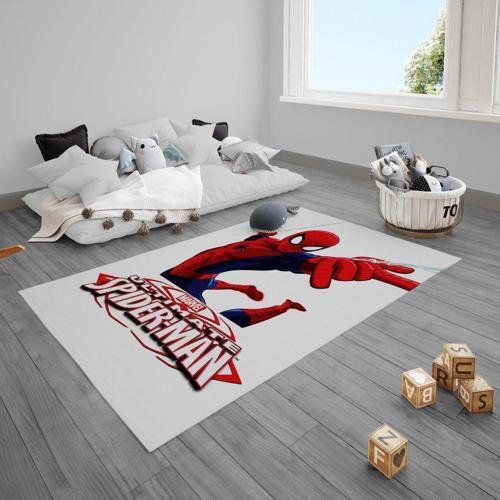 Çocuk Bebek Odası Halısı Spiderman Örümcek Adam Marvel