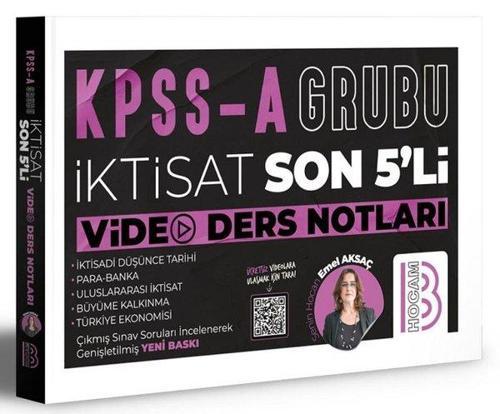 KPSS A Grubu İktisat Son 5'li Video Ders Notları