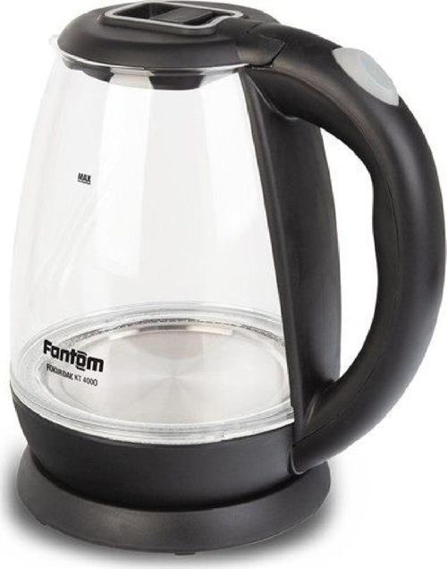 Fokurdak KT4000 Siyah Cam Kettle
