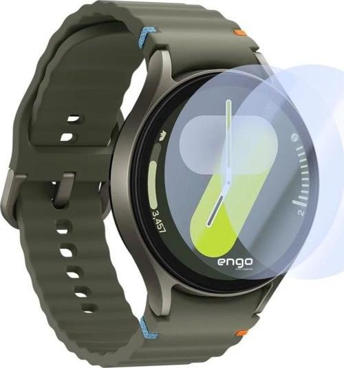 Samsung Galaxy Watch 7 40mm  Uyumlu 3 Adet Şeffaf Ekran koruyucu Nano Jelatin