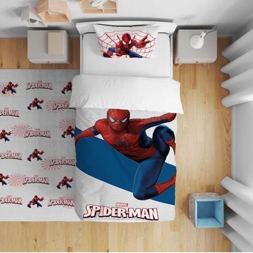 Çocuk Bebek Nevresim Takımı Örümcek Ağı Spiderman