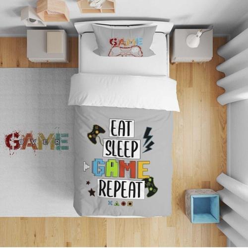 Çocuk Bebek Nevresim Takımı Game Konsol Temalı
