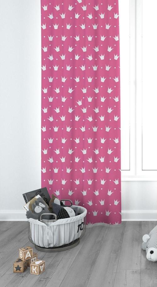 Prenses Çocuk Odası Perdesi Fon Perde