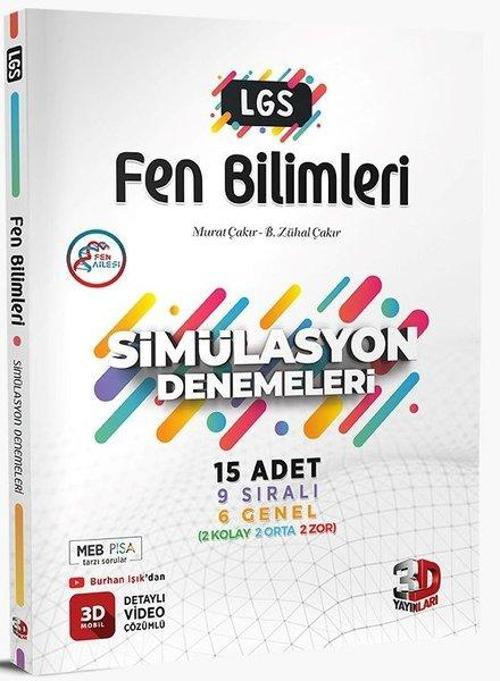 8.Sınıf LGS 3D Simülasyon Fen Bilimleri Deneme